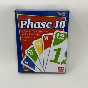 Phase 10 Card Game Fundex Games Family Fun Vintage 2001 NEW